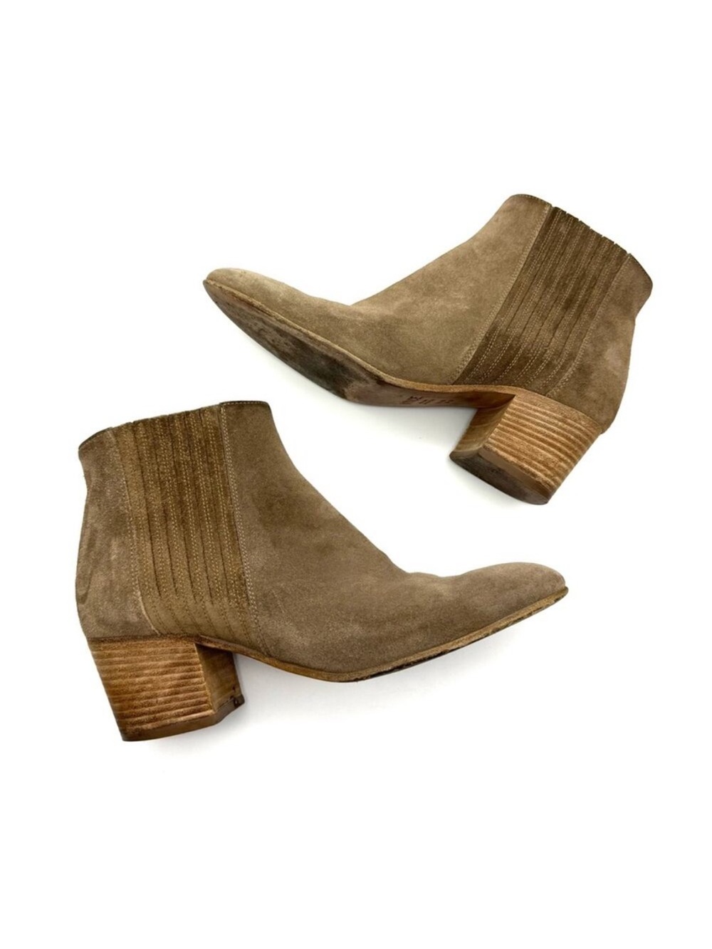Vince Haider Ankle Bootie Flint Suede 8